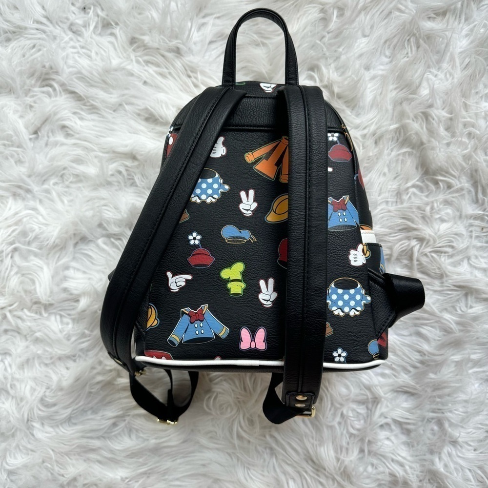 Loungefly Disney Mickey Mouse & Friends Clothes Mini Backpack 🖤 - Picture 3 of 5